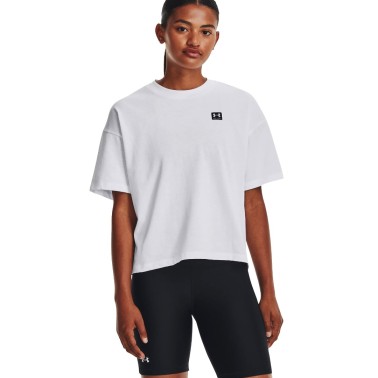 UNDER ARMOUR LOGO LC OVERSIZED HW SS 1379948-100 White
