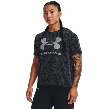 UNDER ARMOUR UA LOGO AOP HEAVYWEIGHT SS 1376742-001 Black