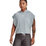 UNDER ARMOUR UA RIVAL TERRY SS HOODIE 1376997-465 White Image 