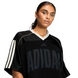 Women's T-Shirt Black - adidas Sportswear Stadium Mesh Image 1