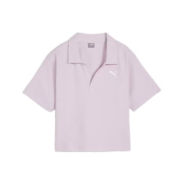 Puma HER Polo Λιλά - Γυναικεία Κοντομάνικη Μπλούζα Πόλο