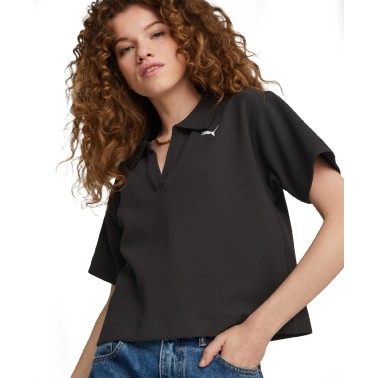 PUMA HER POLO TEE 673108-01 Black