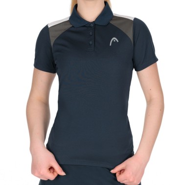 HEAD CLUB 22 TECH POLO SHIRT WOMEN 814421-NV Blue