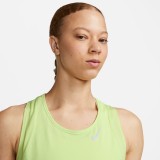NIKE W NK FAST DF CROP TANK DD5921-736 Yellow Image 1