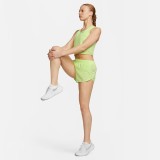 NIKE W NK FAST DF CROP TANK DD5921-736 Yellow Image 2