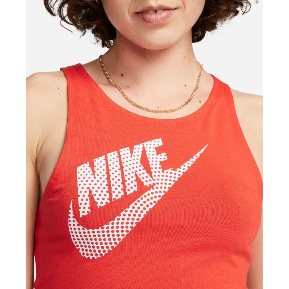 Nike orange top tank top womens