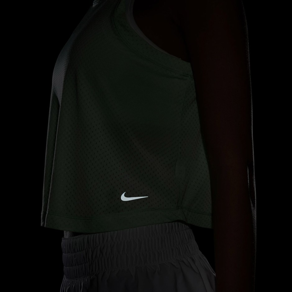 Γυναικεία Αμάνικη Μπλούζα Λαχανί - Nike One Classic Breathe