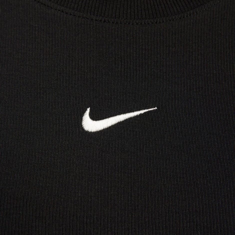 Γυναικεία Αμάνικη Μπλούζα Μαύρη - Nike Sportswear Chill Knit