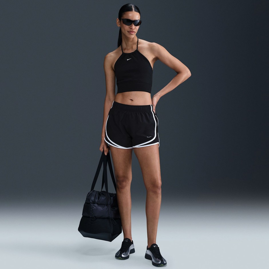 Γυναικεία Crop Μπλούζα Μαύρη - Nike Sportswear Chill Terry