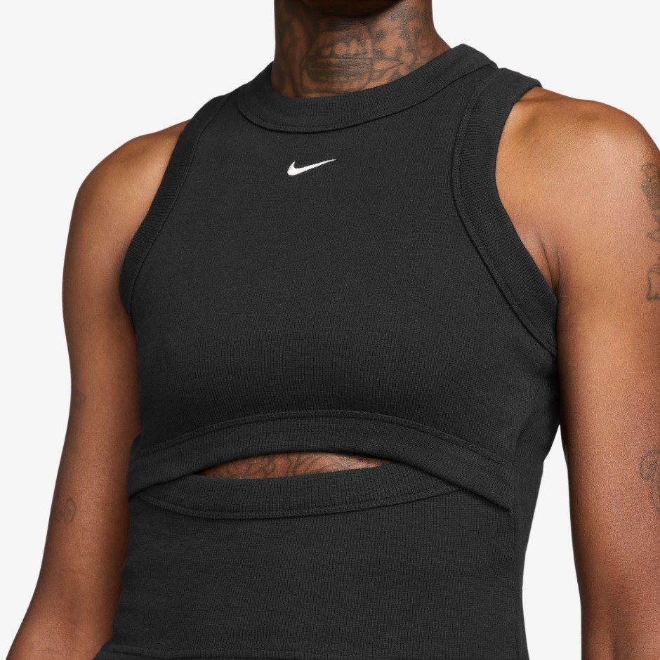 Women's Tank Top Black - Nike Sportswear Chill Knit