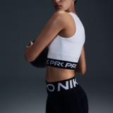 NIKE PRO DF 365 CROP TANK FZ3615-100 White Image 3