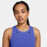 Γυναικεία Αμάνικη Μπλούζα για Τρέξιμο Μπλε - Nike Aeroswift Εικόνα 1