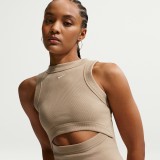 Γυναικεία Αμάνικη Μπλούζα Μπεζ - Nike Sportswear Chill Knit Εικόνα 1