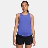 Γυναικεία Αμάνικη Μπλούζα για Τρέξιμο Μπλε - Nike Aeroswift Εικόνα 