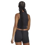 adidas Sportswear W LNG RIB TANK IC9449 Black Image 0