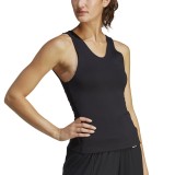 adidas Performance YOGA STUDIO TANK TOP Μαύρο