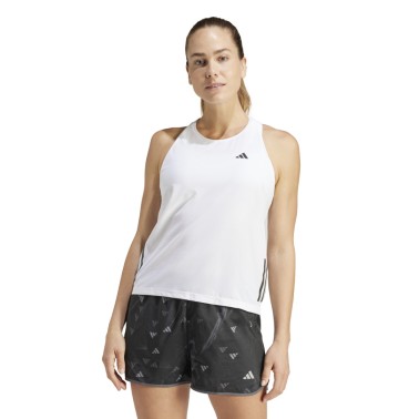 Γυναικεία Αμάνικη Μπλούζα για Τρέξιμο Λευκή - adidas Performance Own The Run