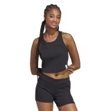 adidas Sportswear W LNG RIB TANK IC9449 Black Image 