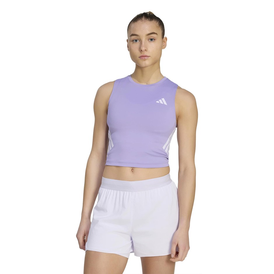 Γυναικεία Αμάνικη Μπλούζα για Τρέξιμο Μωβ - adidas Performance adi365 Iconic