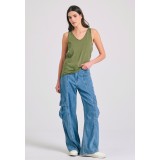 FUNKY BUDDHA FBL011-101-04-HUNTER GREEN Green Image 0