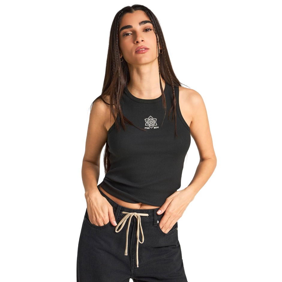 Women's Tank Top Black - Funky Buddha
