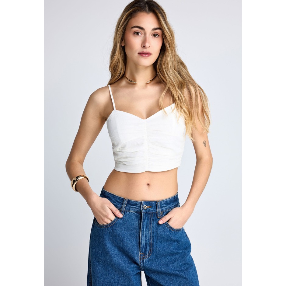 FUNKY BUDDHA  FBL013-123-17-OFF WHITE Εκρού