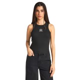 Women's Tank Top Black - Funky Buddha Image 