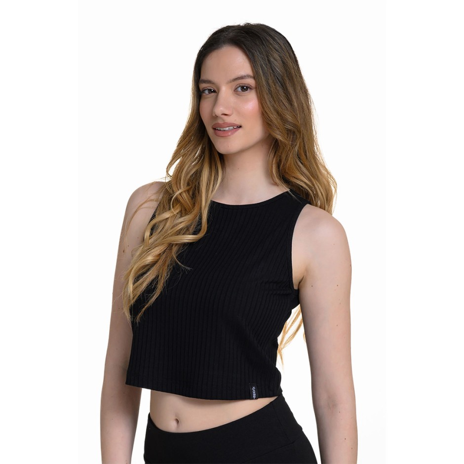 TARGET RIB VISCOSE S25-66406-10 Black