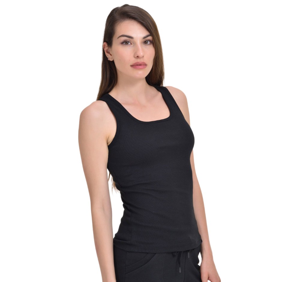 Women's Tank Top Black - Target Rib Cotton 