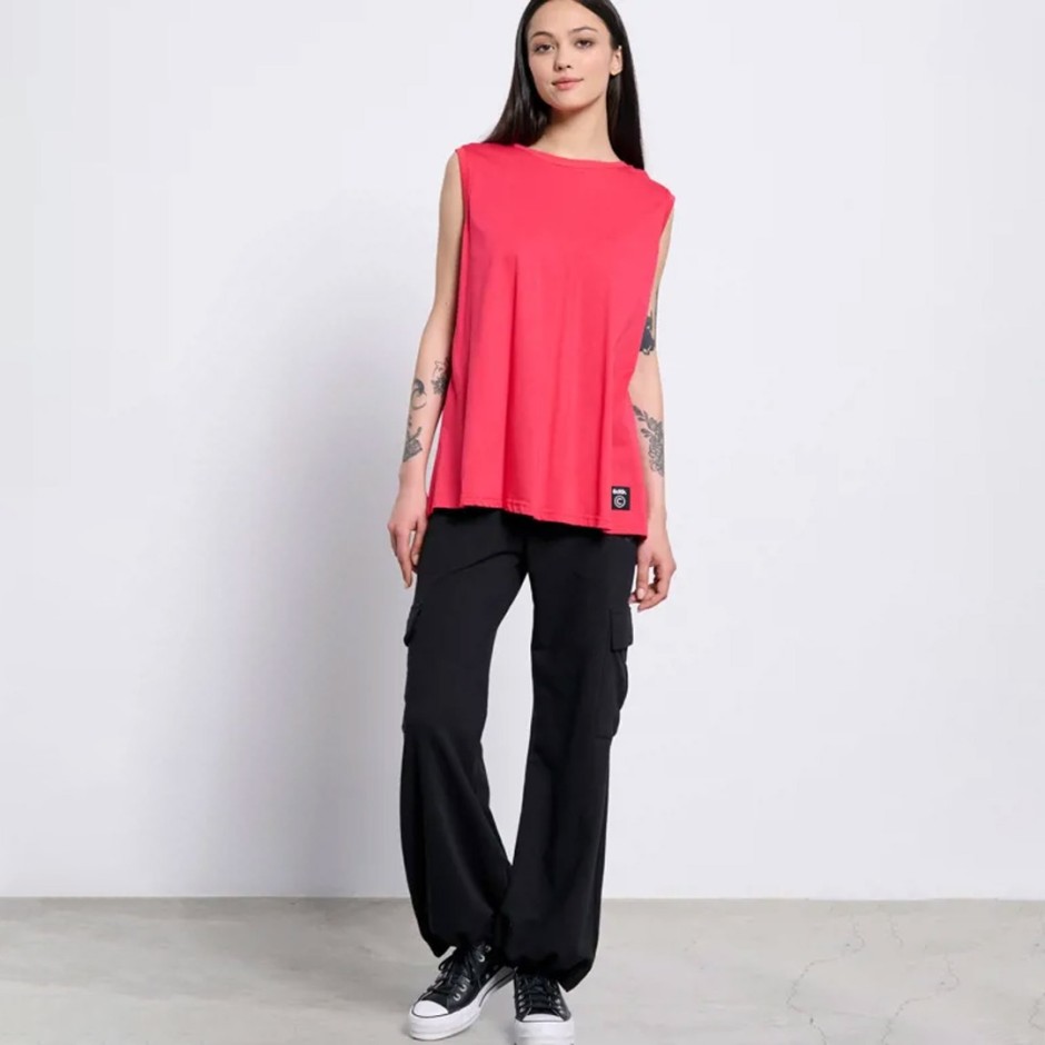 Γυναικεία Αμάνικη Μπλούζα Κόκκινη - Bodytalk