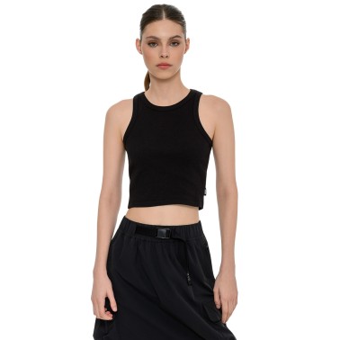 Γυναικεία Αμάνικη Μπλούζα Μαύρη - Bodytalk