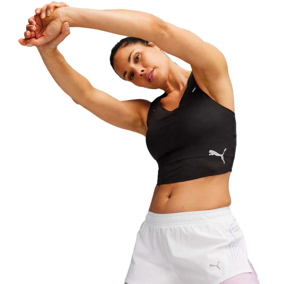 PUMA RUN ULTRASPUN CROP TOP W 525060-90 Black