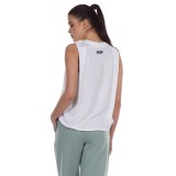 BODY ACTION WOMEN LOOSE FIT TANK 041124-01-02 White Image 0