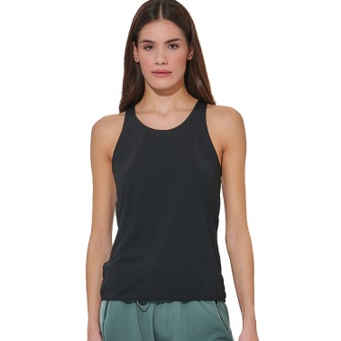 Γυναικεία Αμάνικη Μπλούζα Μαύρη - Body Action