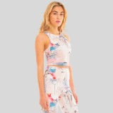 BE:NATION PRINTED TANK TOP 04112306-2A Εκρού Εικόνα 1