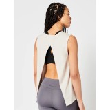 SUPERDRY PERF SPORTS FLEX LOOSE OPEN BACK TANK WS311490A-6NI Ecru Image 0