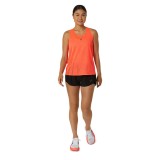 ASICS Metarun Κοραλί - Γυναικεία Αμάνικη Μπλούζα για Τρέξιμο Εικόνα 3