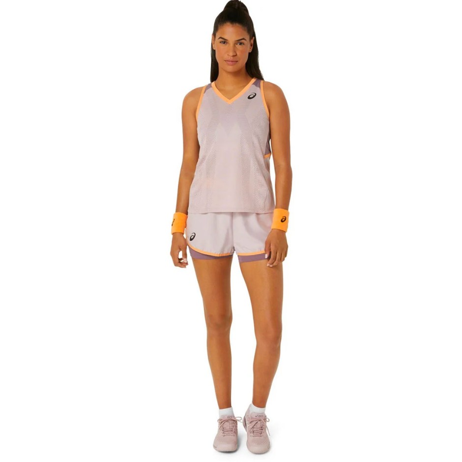 Γυναικεία Αμάνικη Μπλούζα Τένις Μπεζ - ASICS MATCH ACTIBREEZE