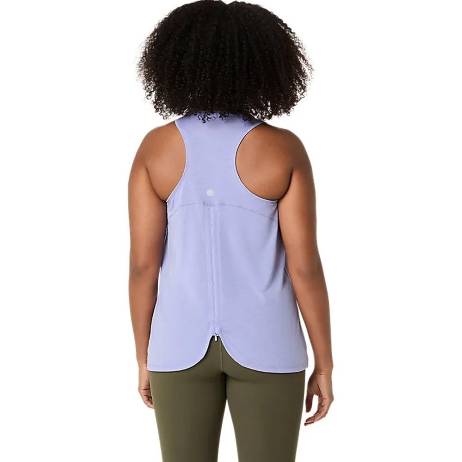 Women's Running Tank Top Lilac - ASICS NAGINO RUN ADJUSTABLE