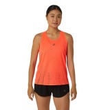 ASICS Metarun Κοραλί - Γυναικεία Αμάνικη Μπλούζα για Τρέξιμο Εικόνα 