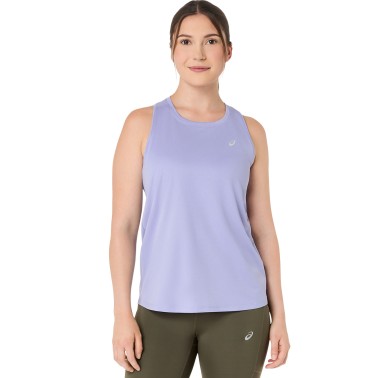 Γυναικεία Αμάνικη Μπλούζα για Τρέξιμο Λιλά - ASICS CORE
