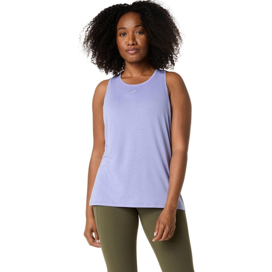 Women's Running Tank Top Lilac - ASICS NAGINO RUN ADJUSTABLE