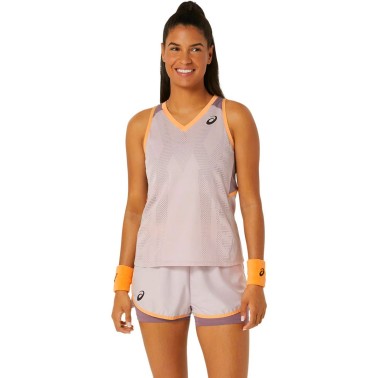 Γυναικεία Αμάνικη Μπλούζα Τένις Μπεζ - ASICS MATCH ACTIBREEZE
