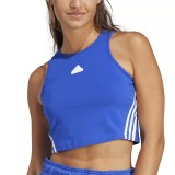 adidas Sportswear Future Icons 3-Stripes Μπλε - Γυναικεία Αμάνικη Μπλούζα Εικόνα 1