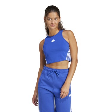adidas Sportswear Future Icons 3-Stripes Μπλε - Γυναικεία Αμάνικη Μπλούζα
