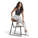 Γυναικεία Αμάνικη Μπλούζα Ανθρακί - adidas Sportswear Essentials Animal-Print