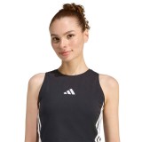 Women's Tank Top Black - adidas Sportswear Essentials 3-Stripes Padded Image 1