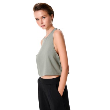 BAYA CROP TOP 48152-KHAKI Κhaki