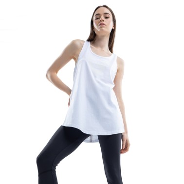 Γυναικεία Αμάνικη Μπλούζα Προπόνησης Λευκή - VENIMO 