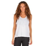 UNDER ARMOUR PROJECT ROCK WHISPERLIGHT TIE BACK WOMEN'S TANK TOP 1346824-100 White